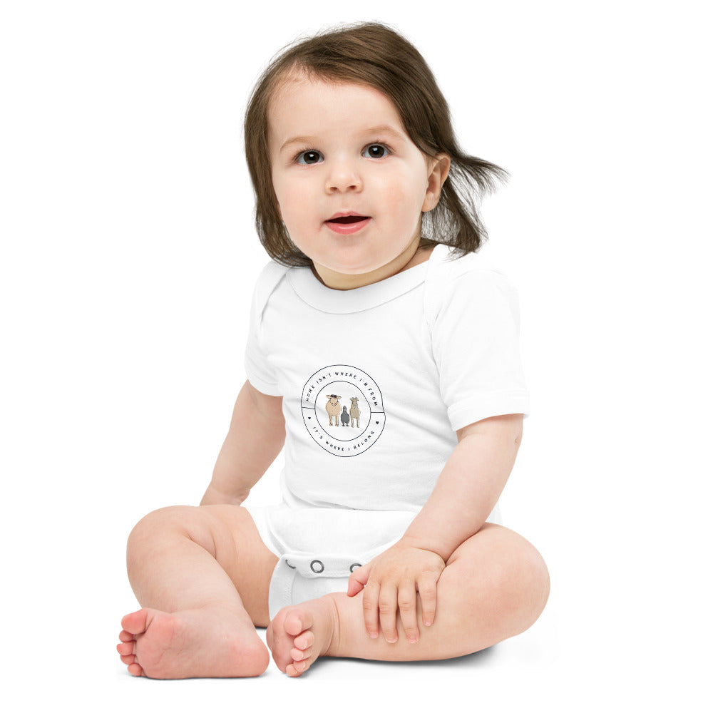 'Forever Home' Baby Onsie