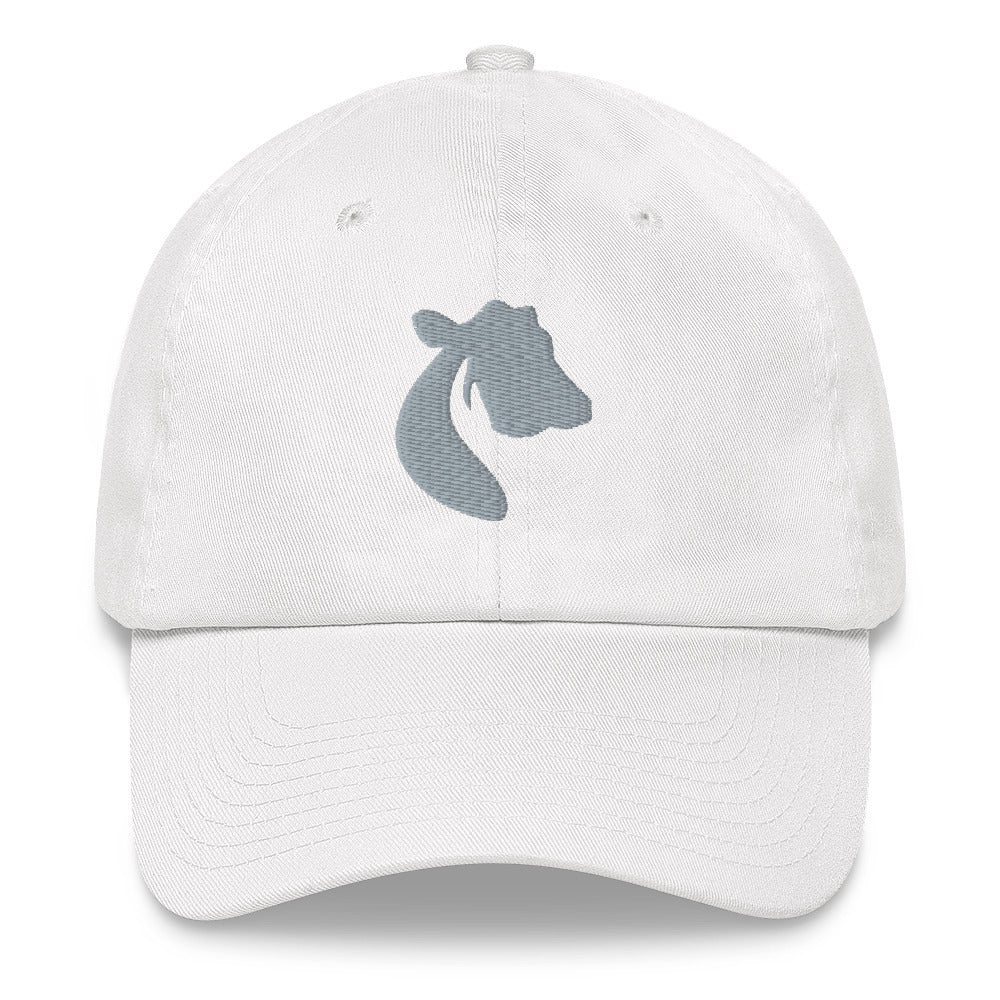 Dad hat in White