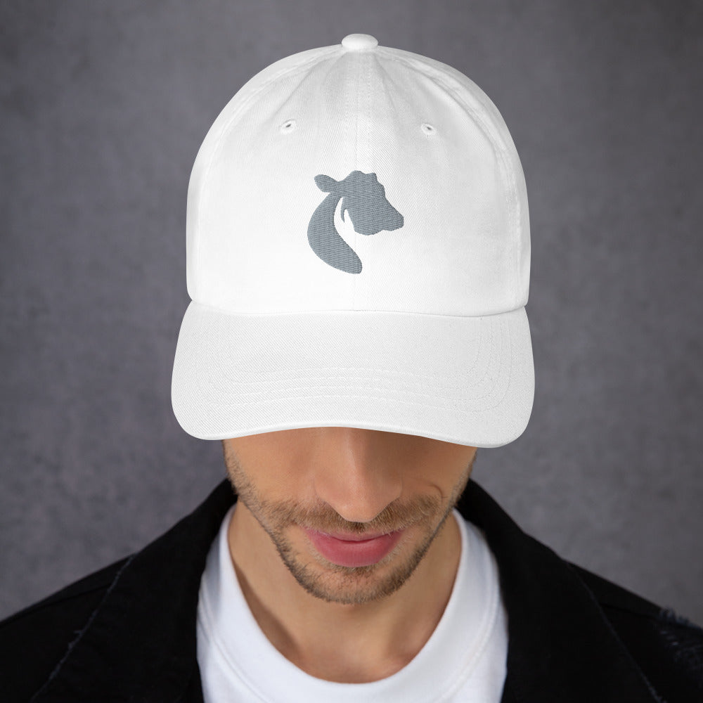 Dad hat in White