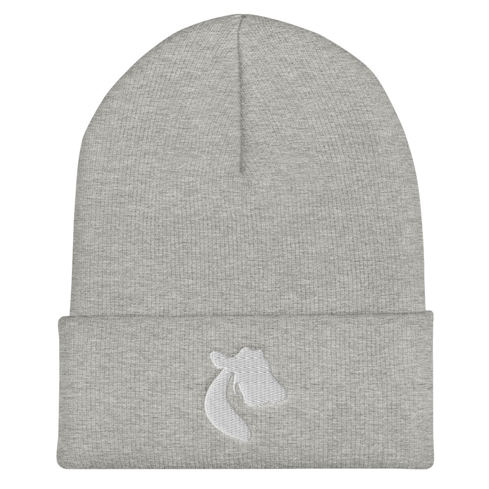 Cuffed Beanie in Grey