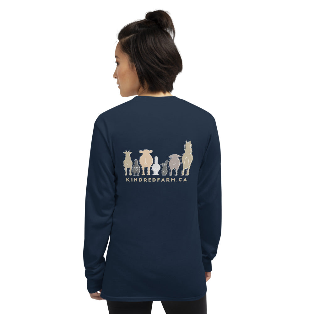'Celebrate Diversity' Long Sleeve Shirt in Navy