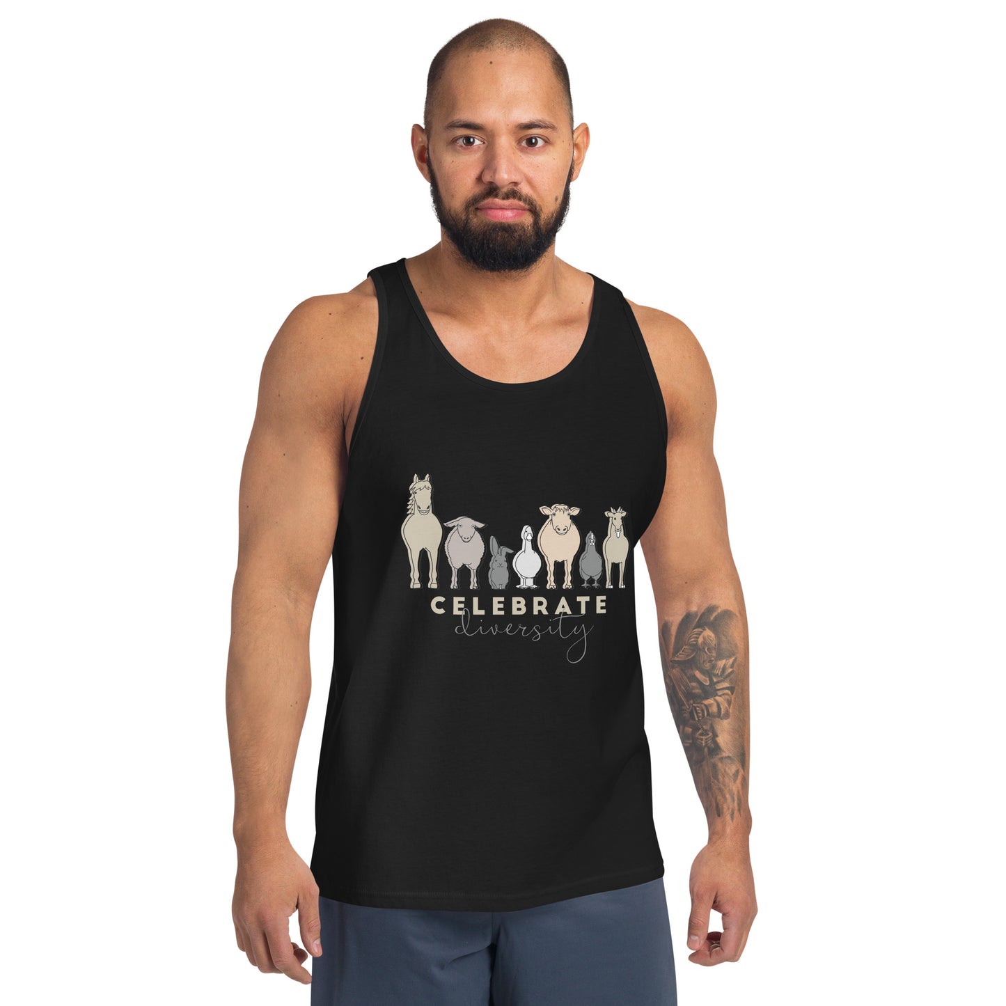 Unisex 'Celebrate Diversity' Tank Top - Donates $10