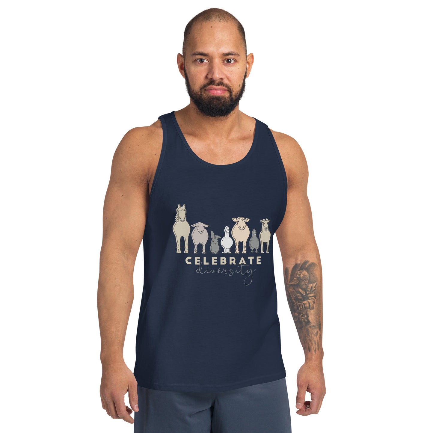 Unisex 'Celebrate Diversity' Tank Top - Donates $10