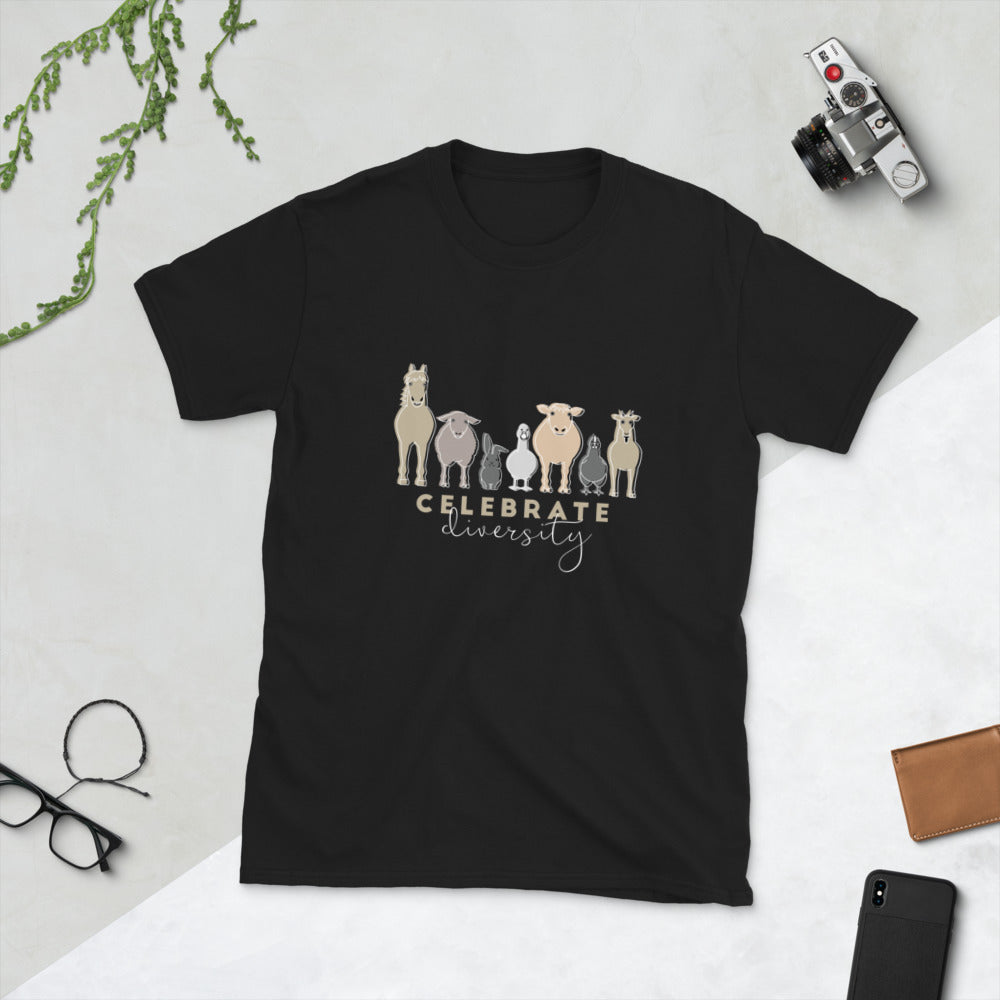 'Celebrate Diversity' Short-Sleeve Unisex T-Shirt