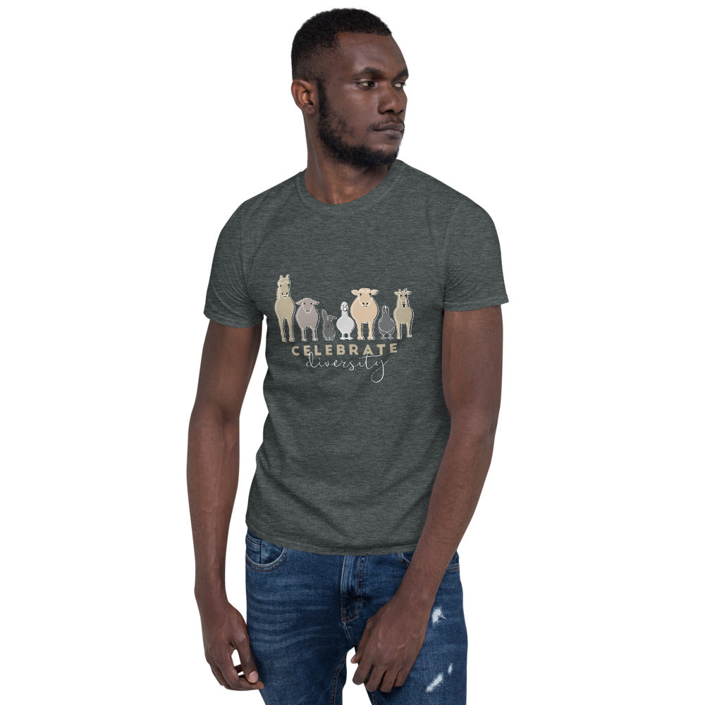 'Celebrate Diversity' Short-Sleeve Unisex T-Shirt