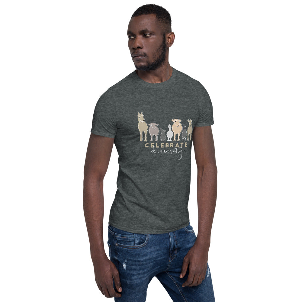 'Celebrate Diversity' Short-Sleeve Unisex T-Shirt
