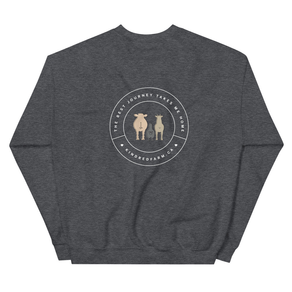 'Forever Home' Unisex Sweatshirt (Dark)