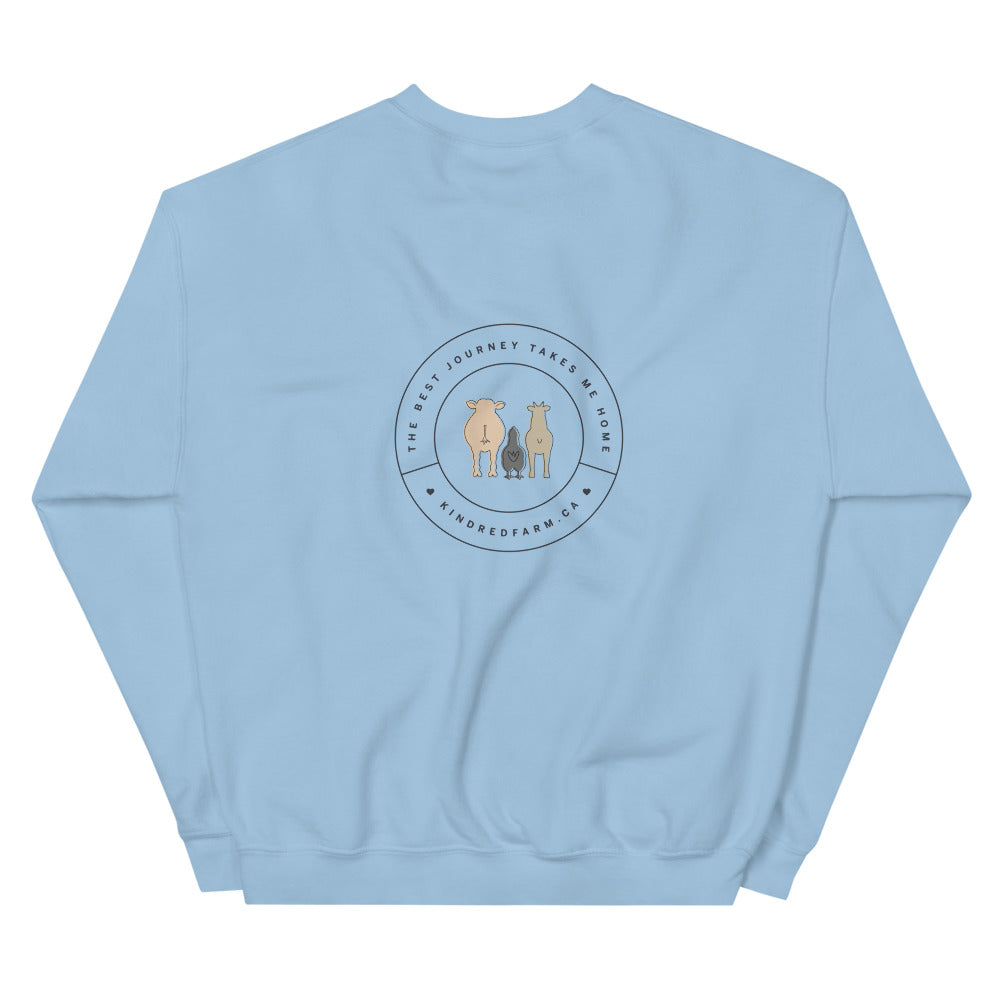 'Forever Home' Unisex Sweatshirt (Light)