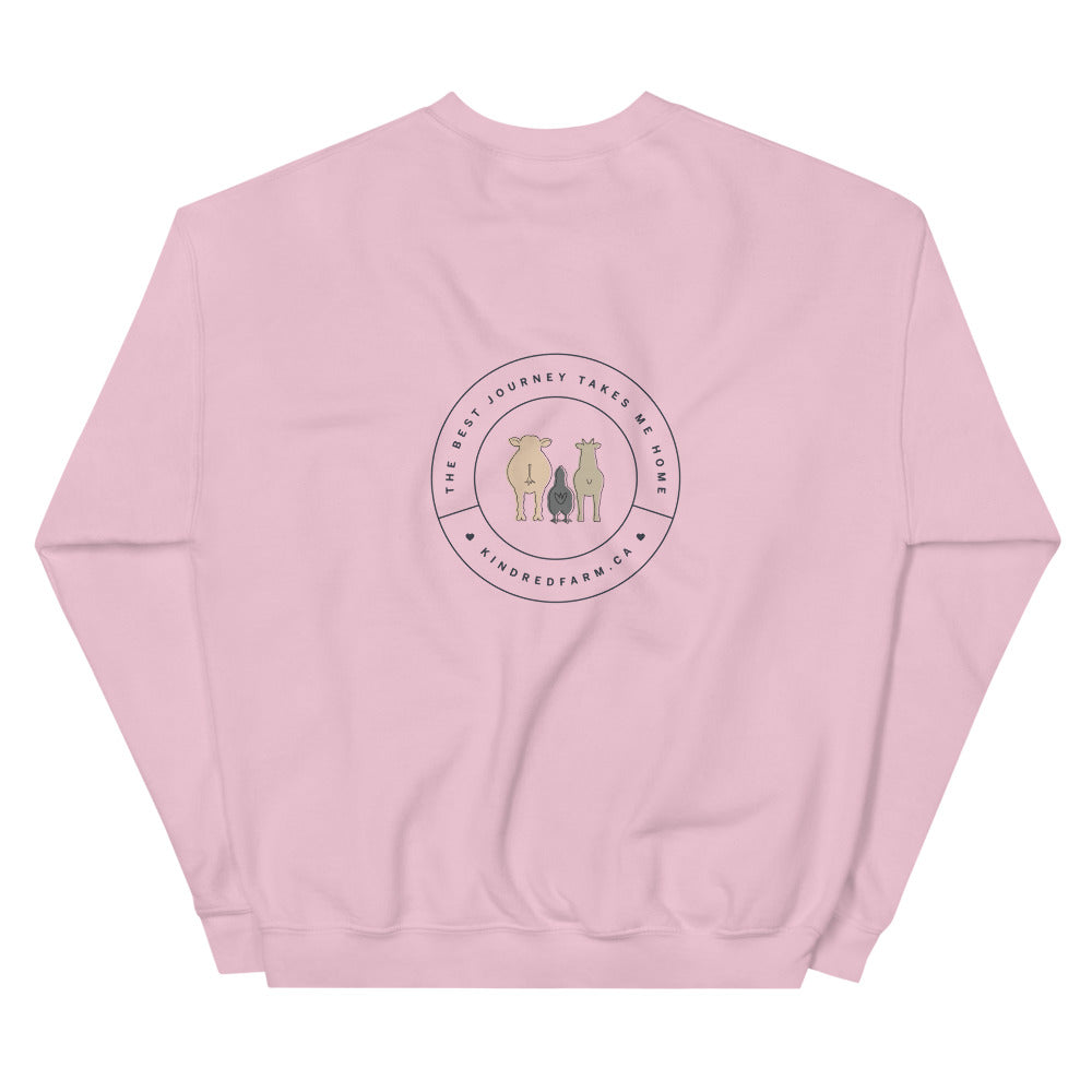 'Forever Home' Unisex Sweatshirt (Light)