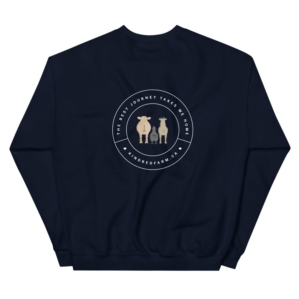 'Forever Home' Unisex Sweatshirt (Dark)