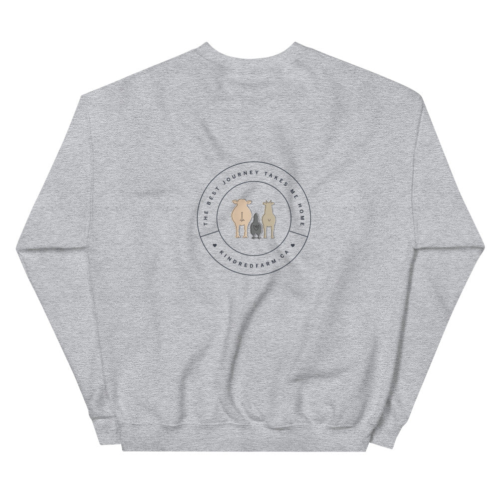 'Forever Home' Unisex Sweatshirt (Light)