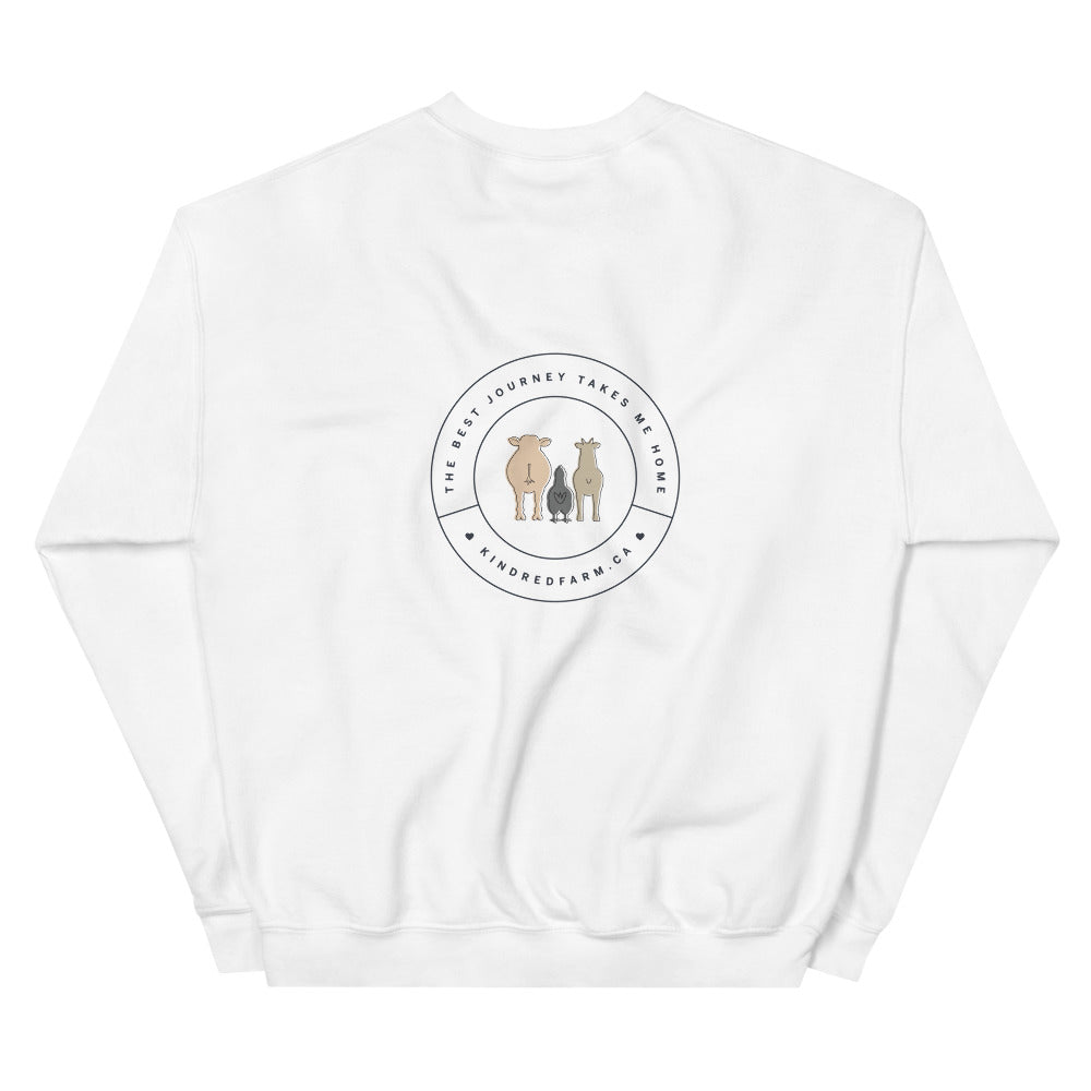 'Forever Home' Unisex Sweatshirt (Light)
