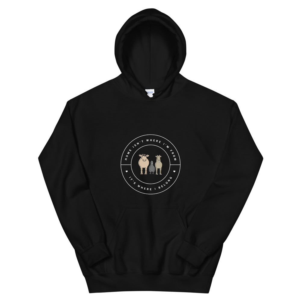 'Forever Home' Unisex Hoodie (Dark)