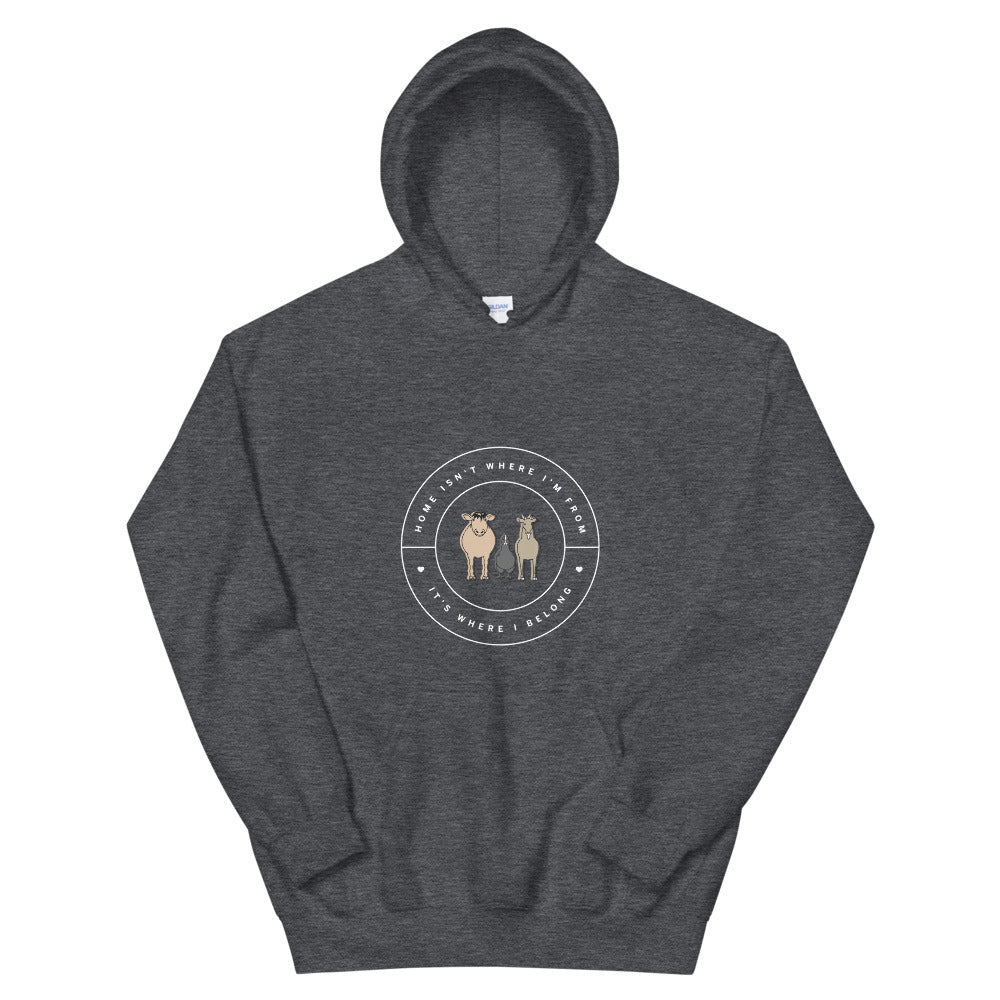 'Forever Home' Unisex Hoodie (Dark)