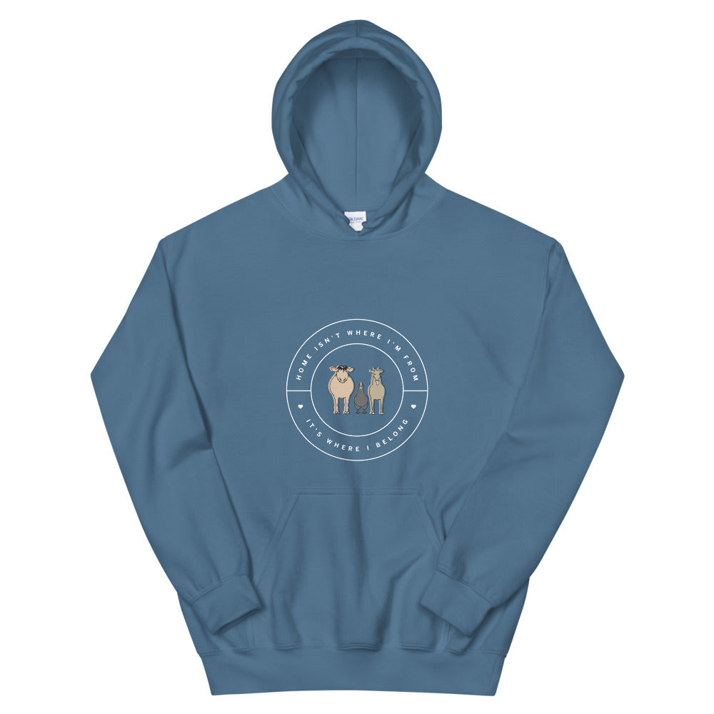 'Forever Home' Unisex Hoodie (Dark)