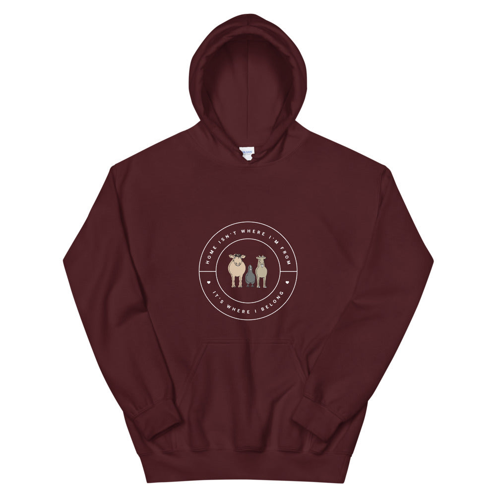 'Forever Home' Unisex Hoodie (Dark)