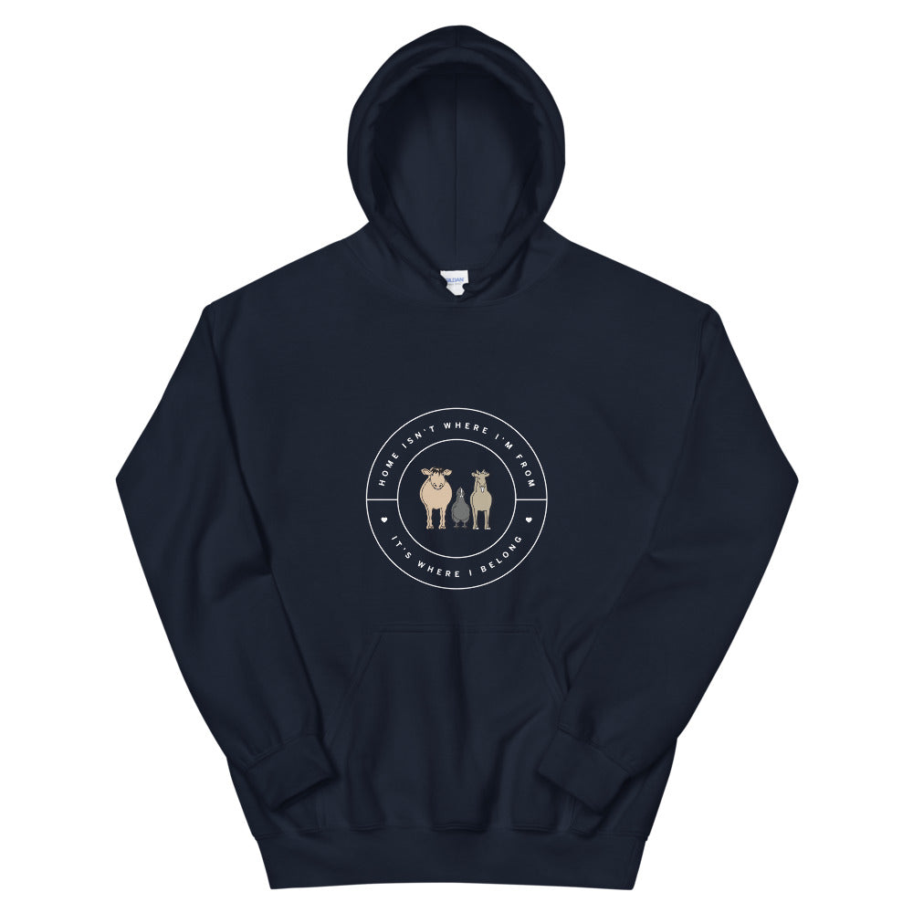 'Forever Home' Unisex Hoodie (Dark)