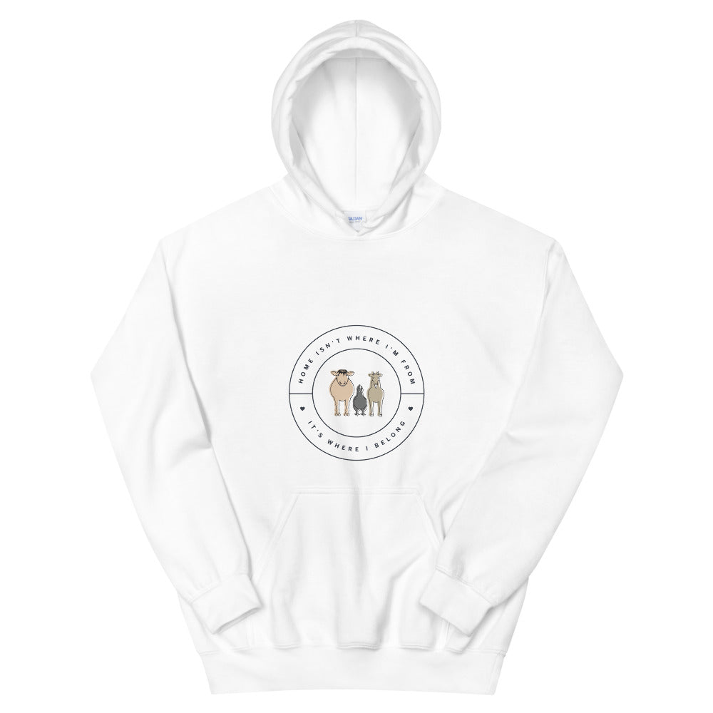 'Forever Home' Unisex Hoodie (Light)