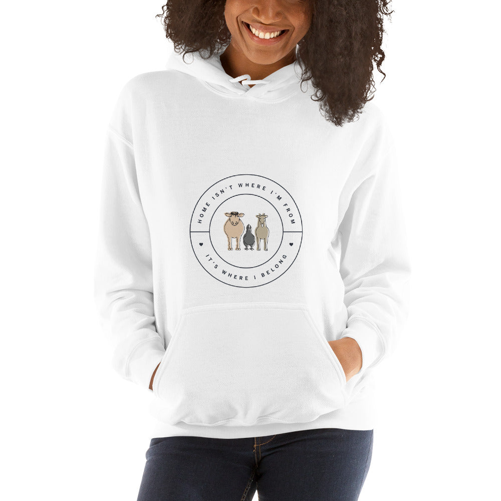 'Forever Home' Unisex Hoodie (Light)