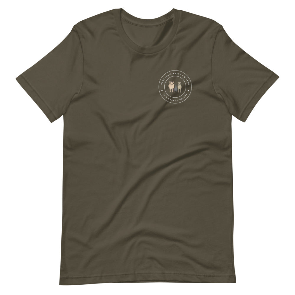 'Forever Home' Unisex T-shirt (Dark)