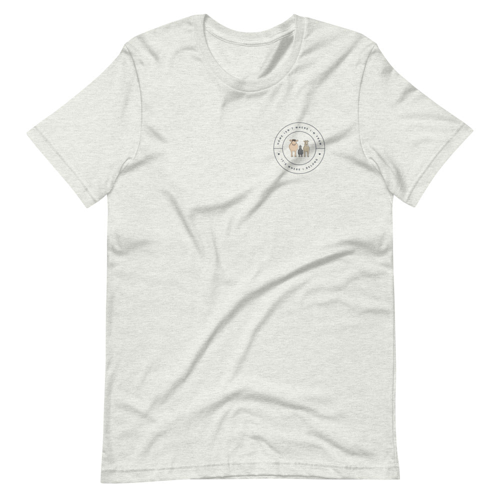 'Forever Home' Unisex T-shirt (Light)