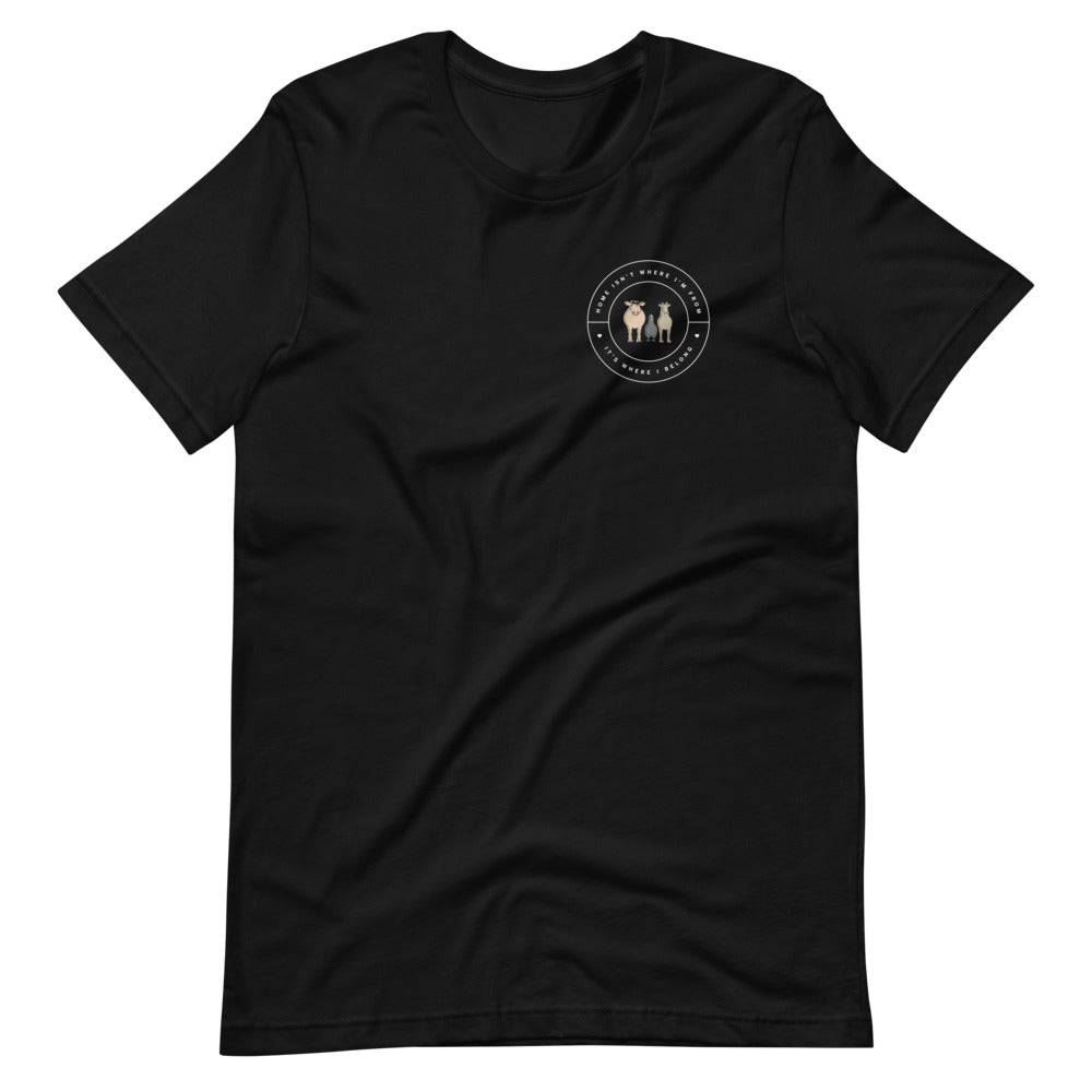 'Forever Home' Unisex T-shirt (Dark)