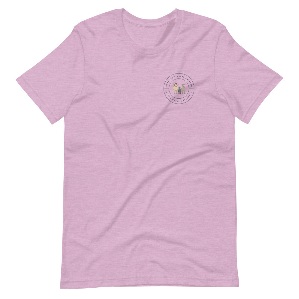 'Forever Home' Unisex T-shirt (Light)