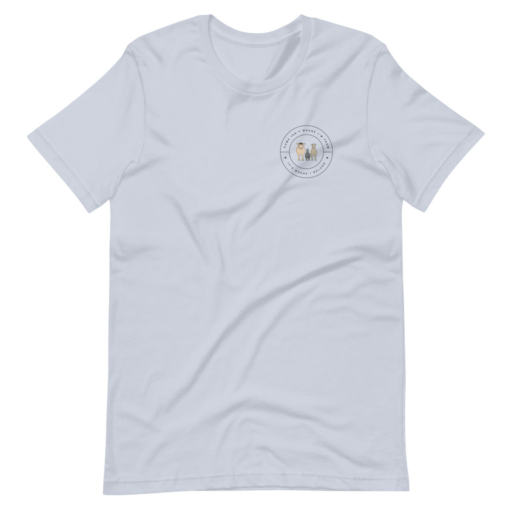 'Forever Home' Unisex T-shirt (Light)