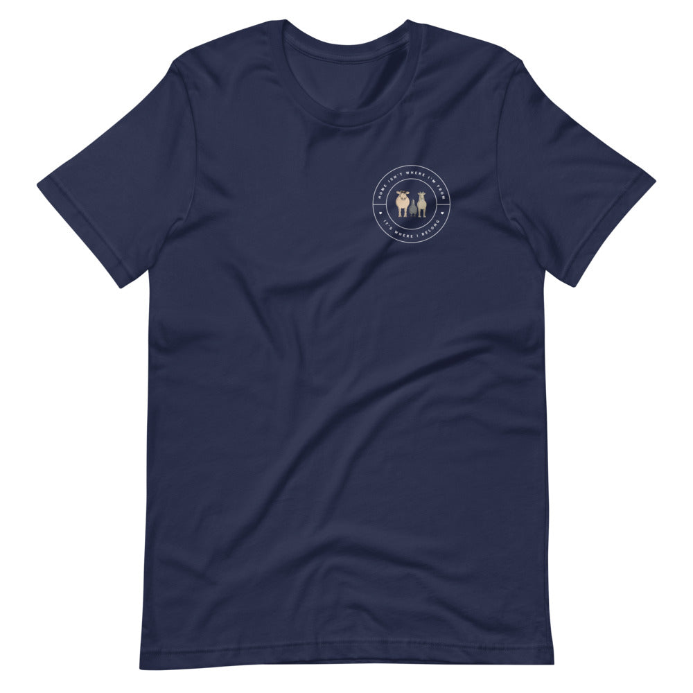 'Forever Home' Unisex T-shirt (Dark)