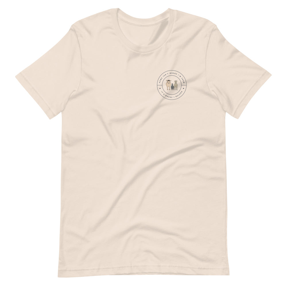 'Forever Home' Unisex T-shirt (Light)