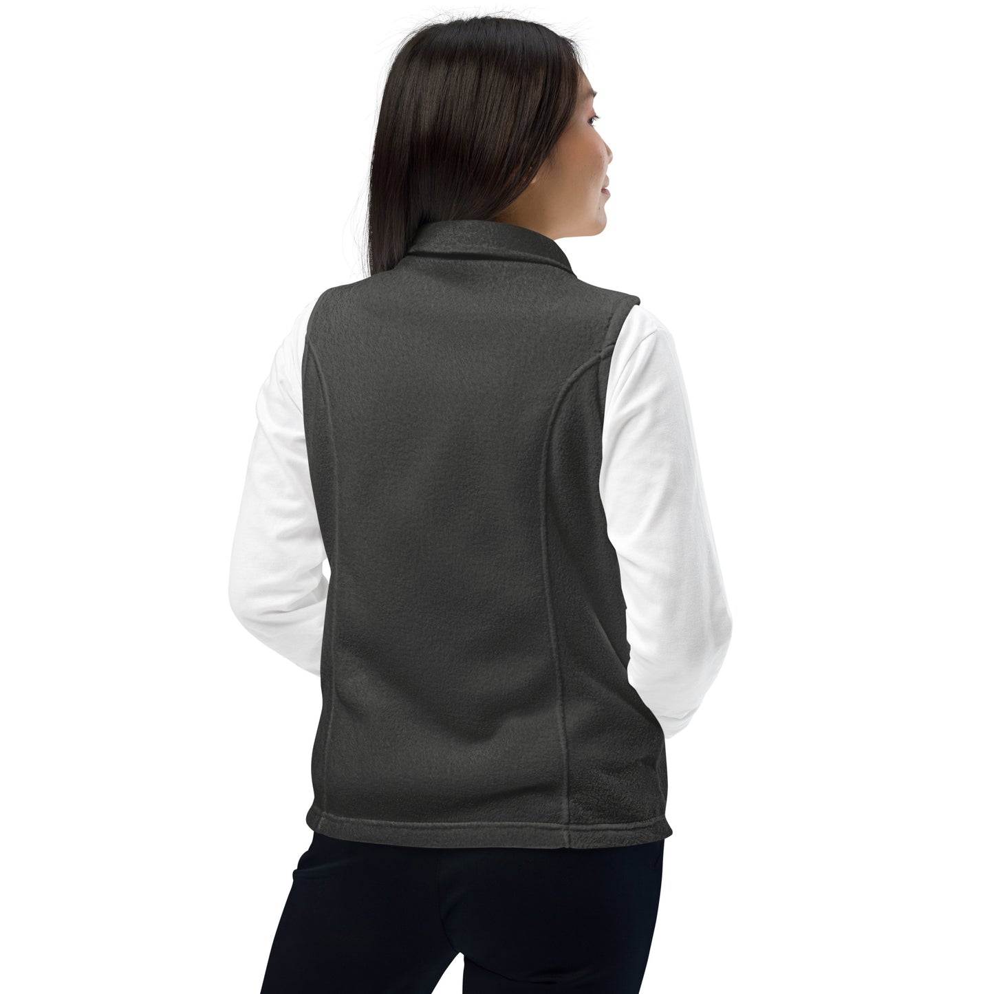Women’s Columbia fleece vest - Donates $10