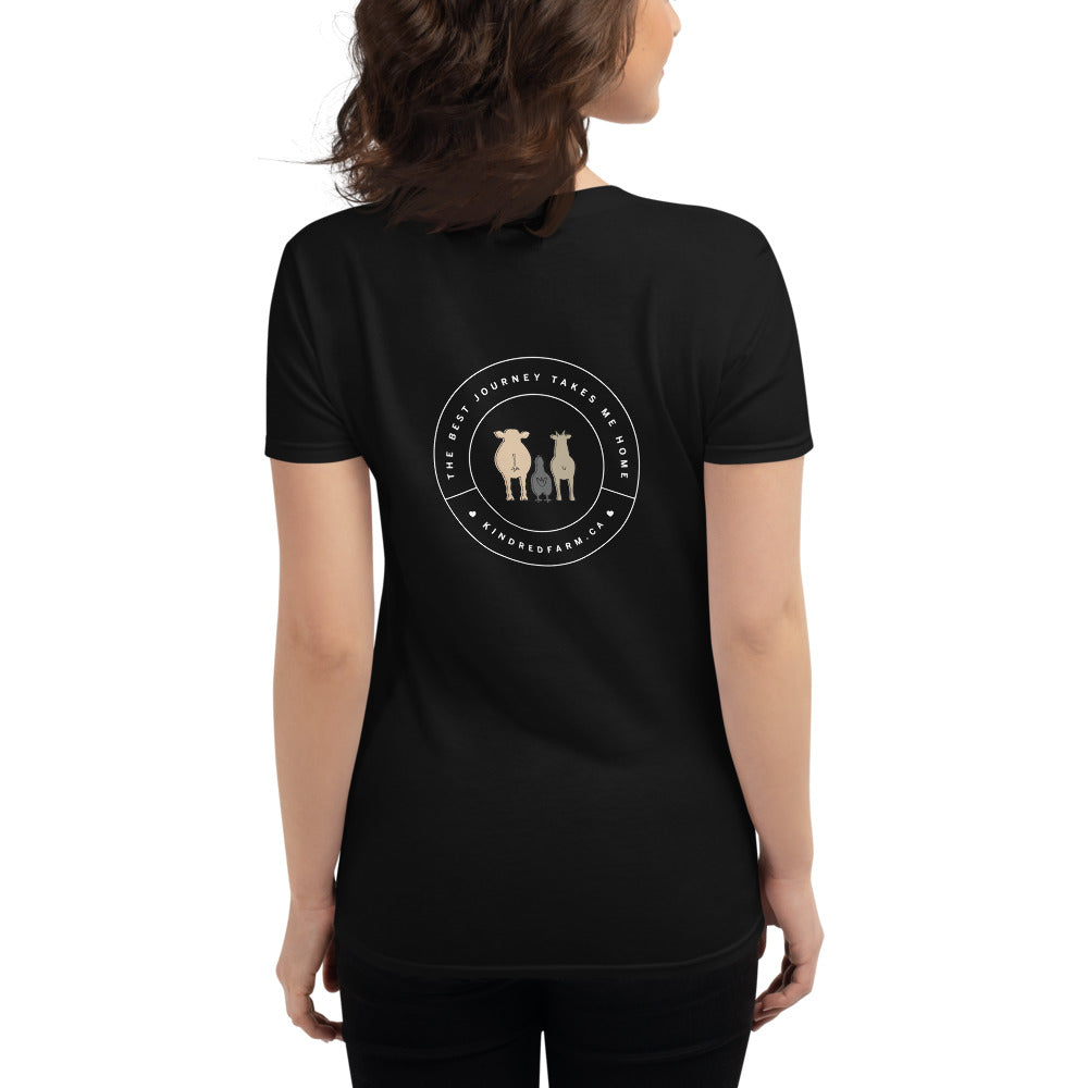 'A New Home' Women's Tee (Dark) - Donates $10