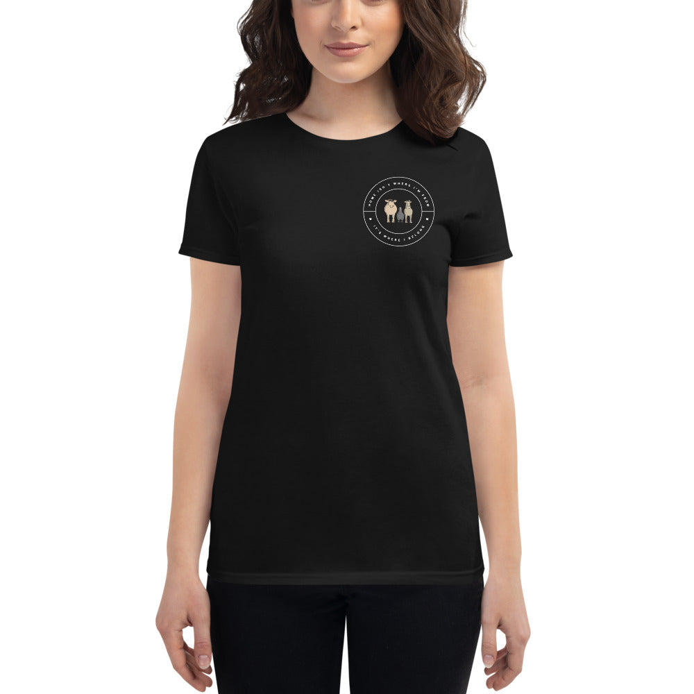 'A New Home' Women's Tee (Dark) - Donates $10