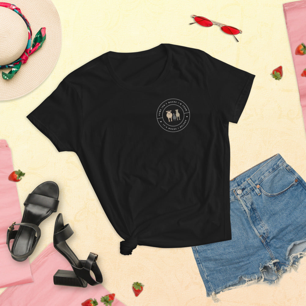 'A New Home' Women's Tee (Dark) - Donates $10