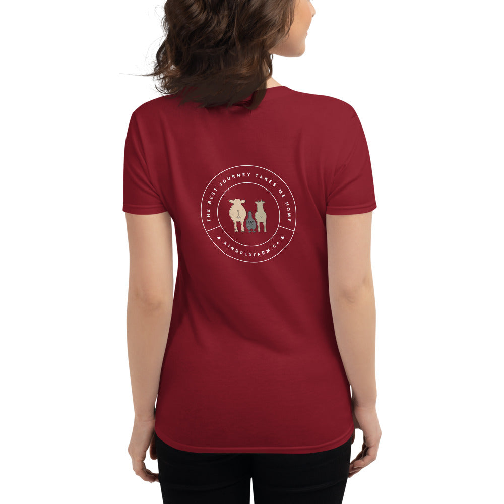 'A New Home' Women's Tee (Dark) - Donates $10