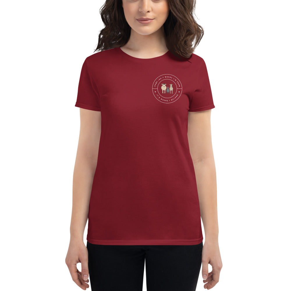 'A New Home' Women's Tee (Dark) - Donates $10