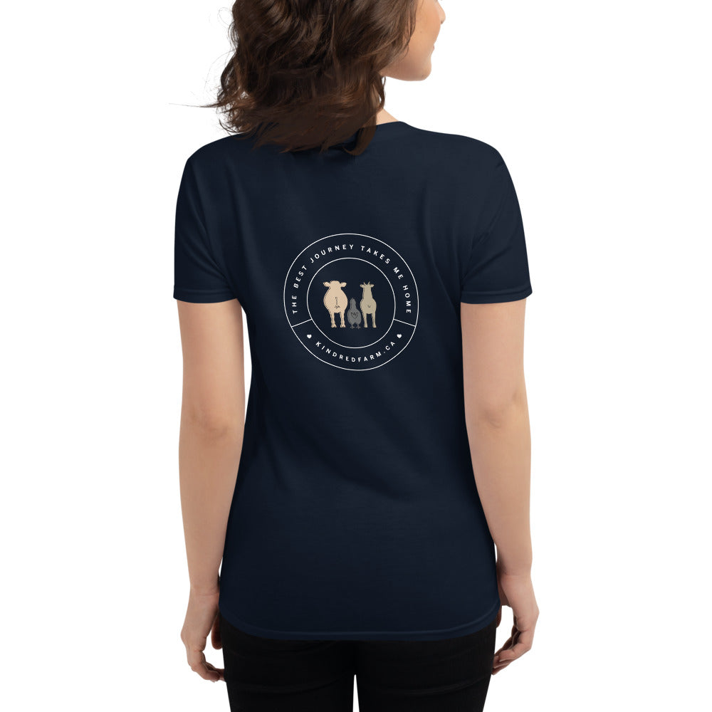 'A New Home' Women's Tee (Dark) - Donates $10