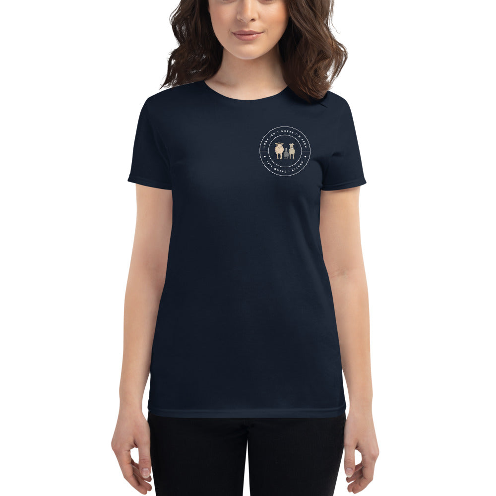 'A New Home' Women's Tee (Dark) - Donates $10