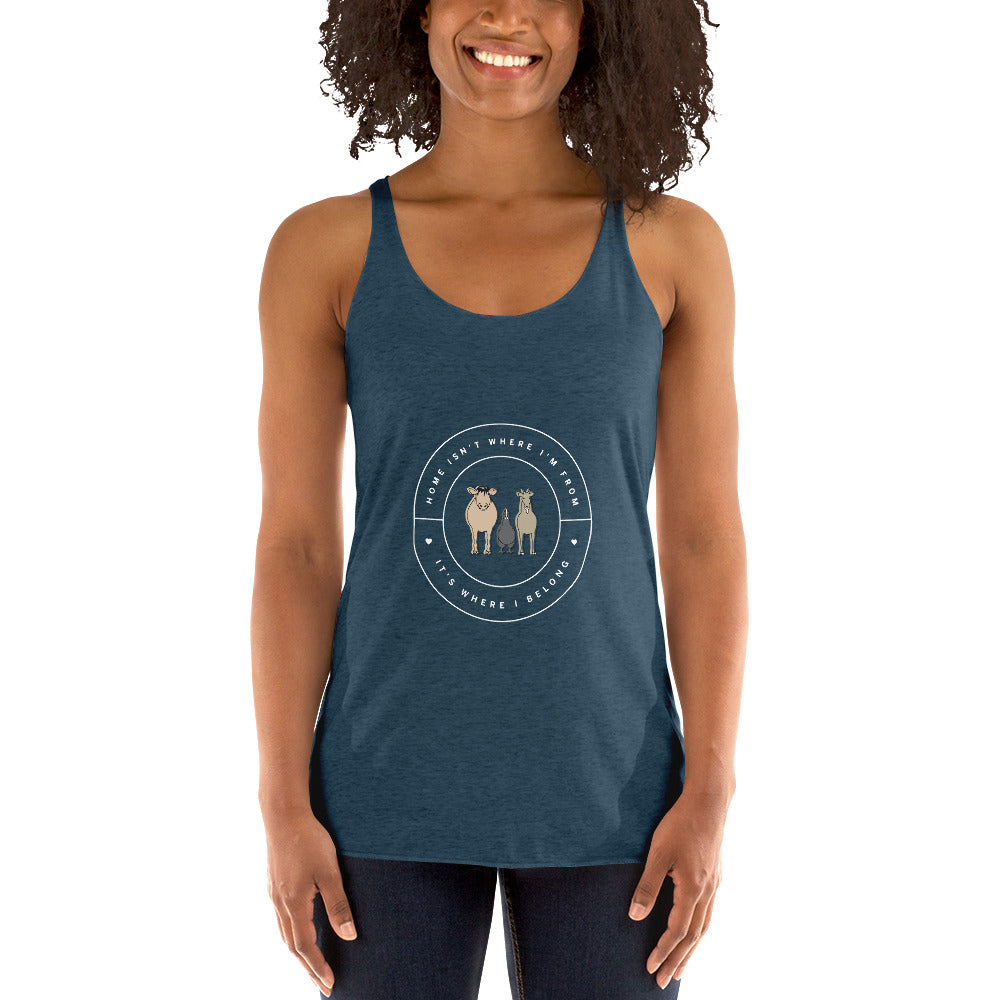 'Forever Home' Women's Racerback Tank