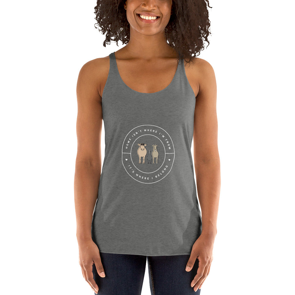 'Forever Home' Women's Racerback Tank