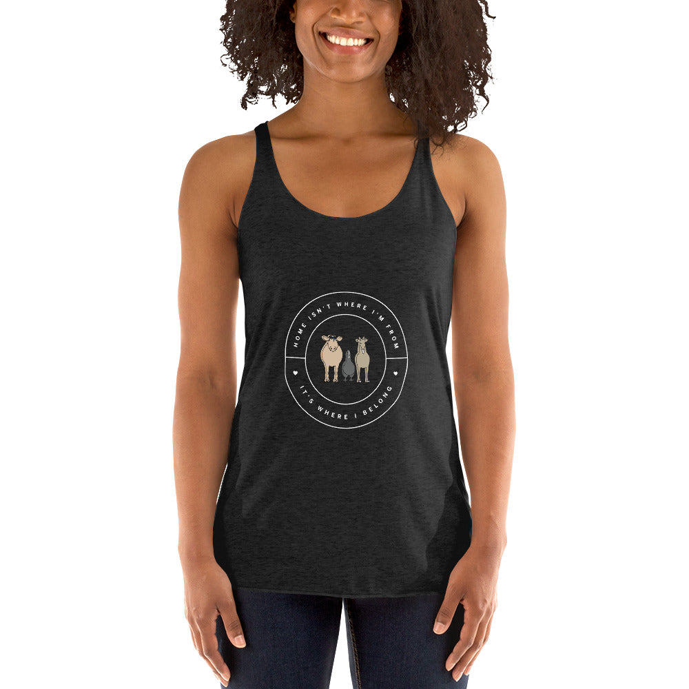 'Forever Home' Women's Racerback Tank