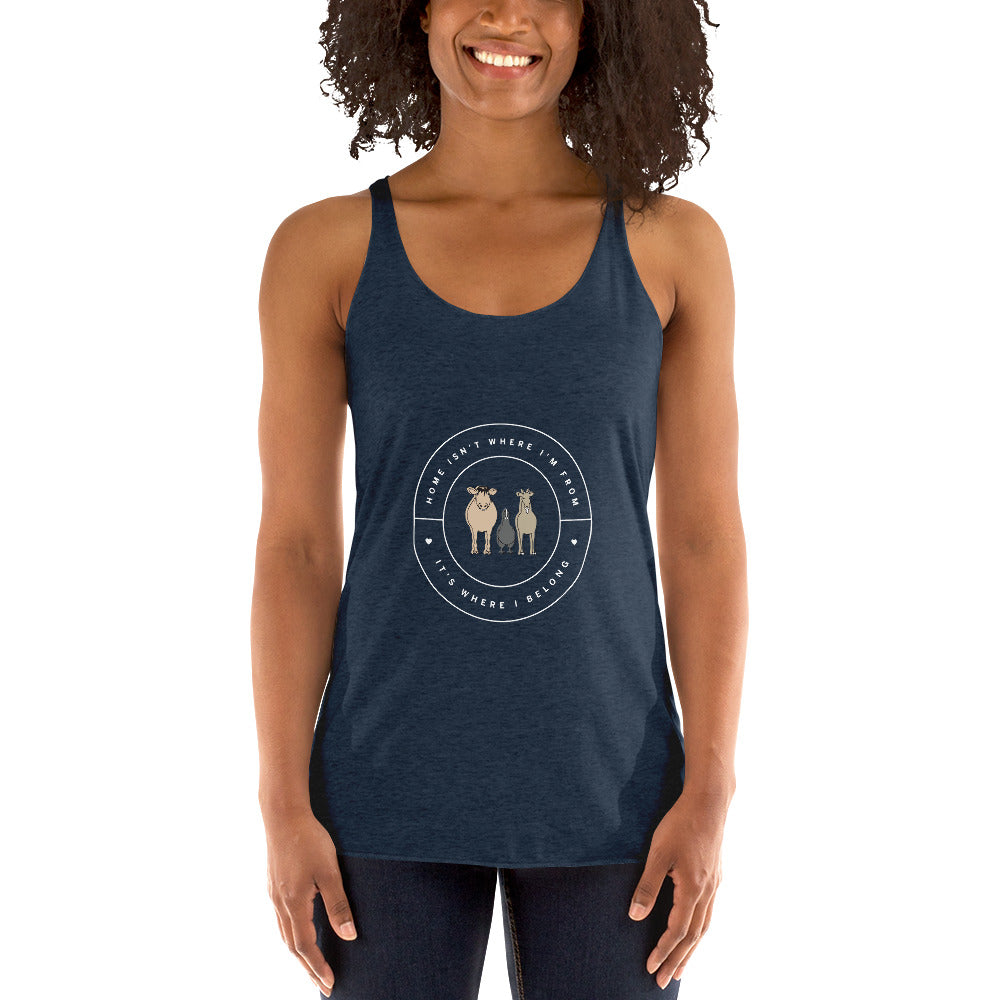'Forever Home' Women's Racerback Tank