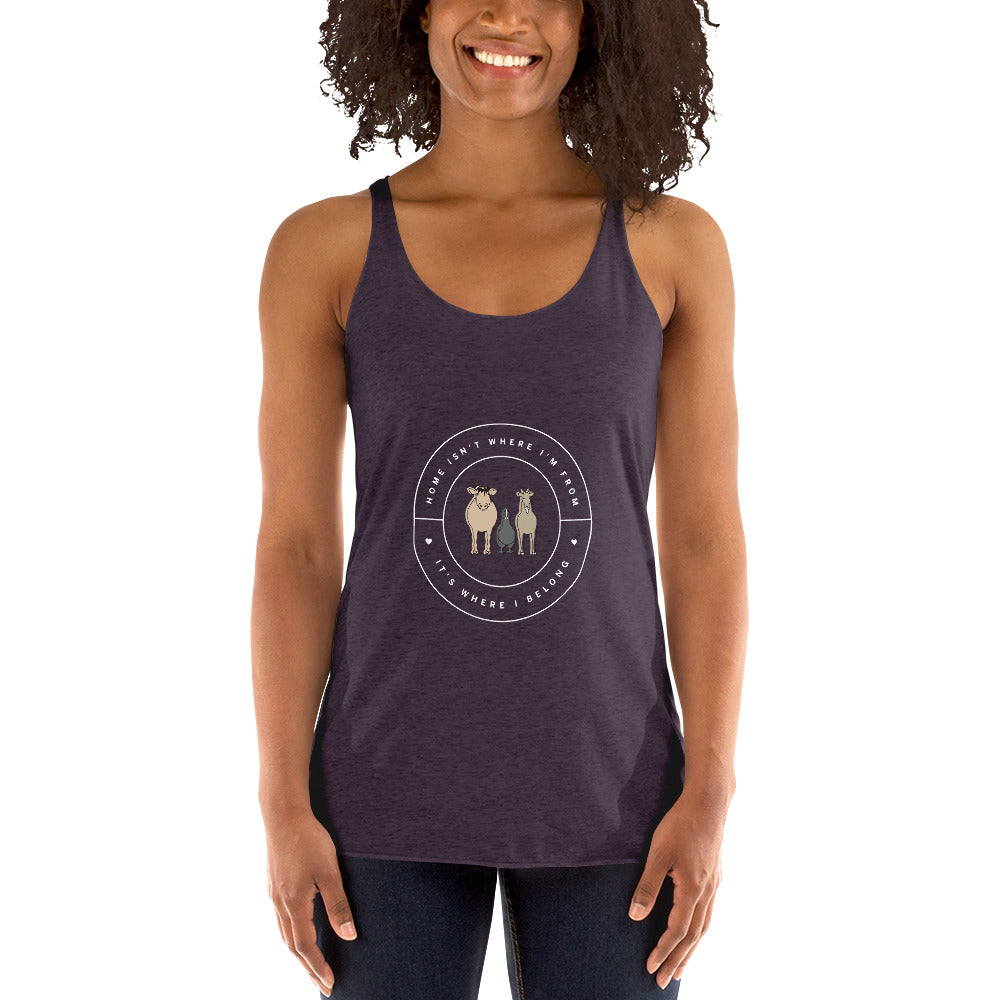'Forever Home' Women's Racerback Tank