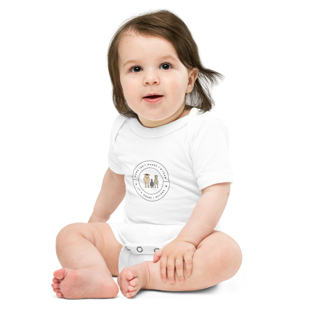 'A New Home' Baby Onsie - Donates $10