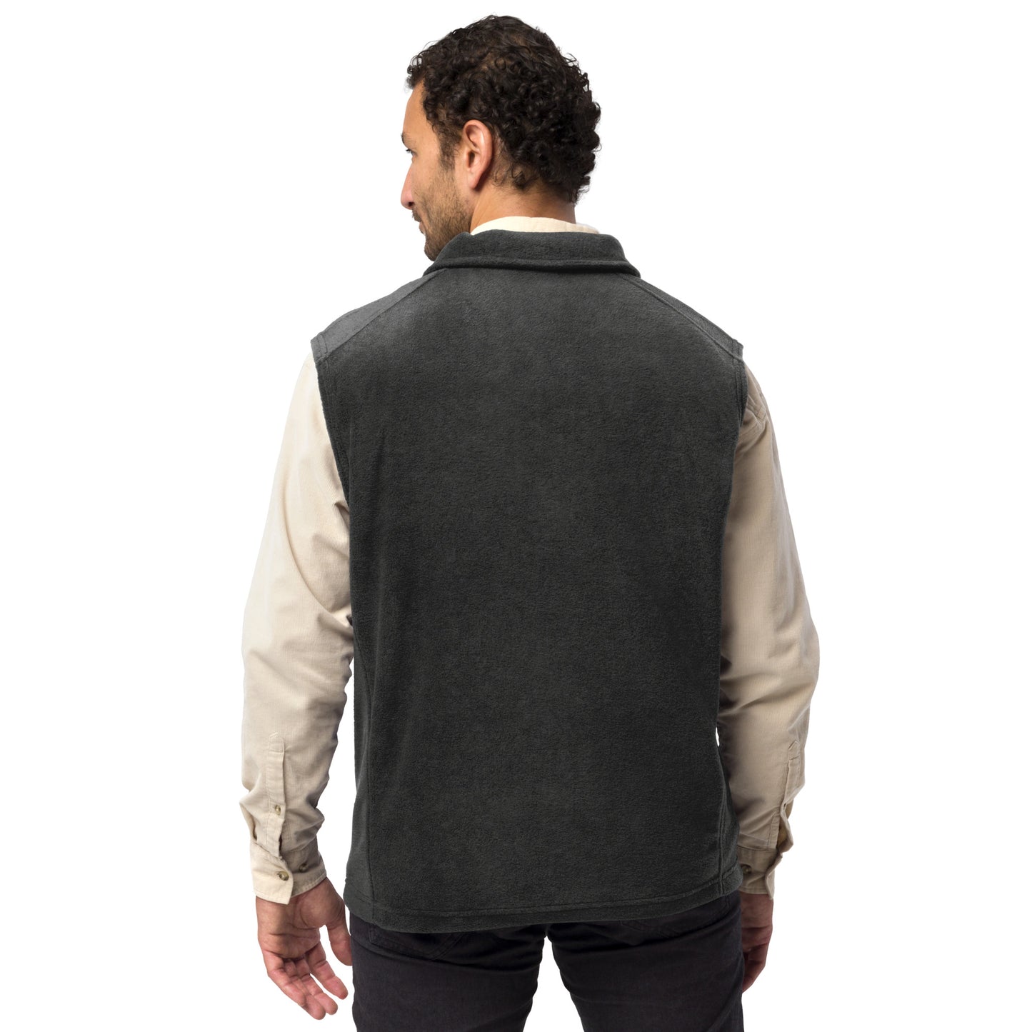 Men’s Columbia fleece vest - Donates $10