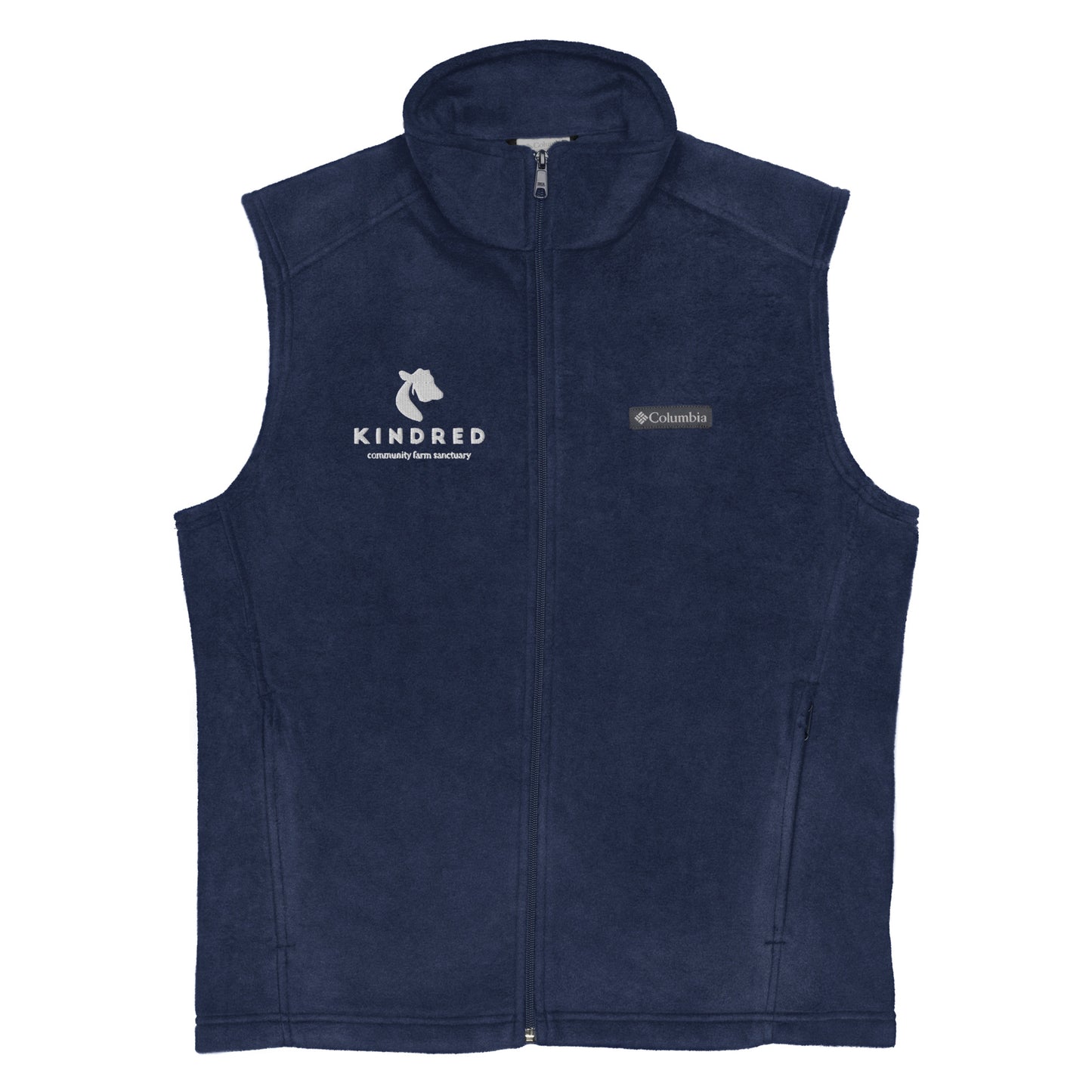 Men’s Columbia fleece vest - Donates $10