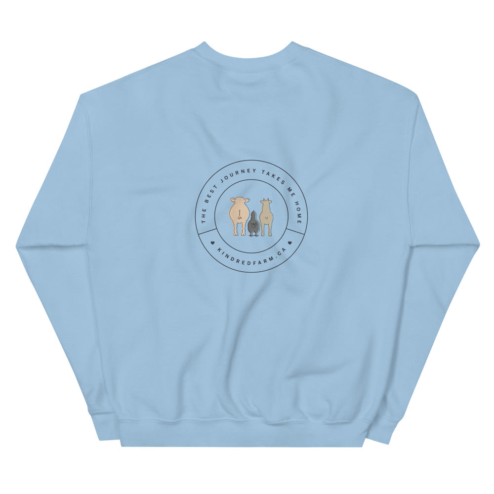 'A New Home' Unisex Sweatshirt (Light) - Donates $20