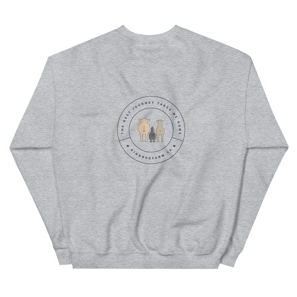 'A New Home' Unisex Sweatshirt (Light) - Donates $20