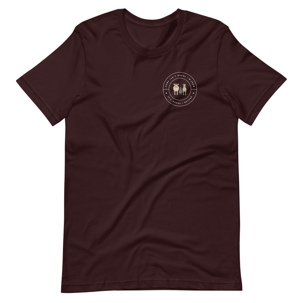 'A New Home' Unisex T-shirt (Dark) - Donates $10