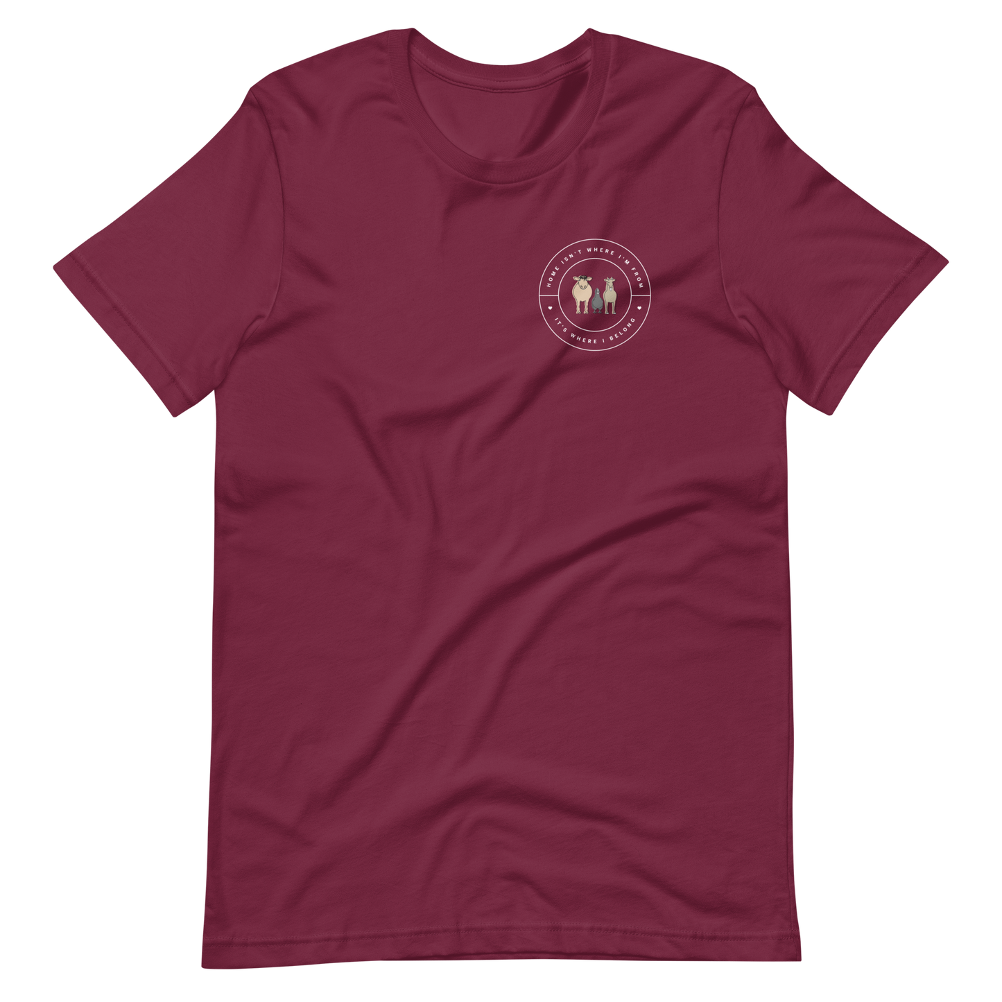 'A New Home' Unisex T-shirt (Dark) - Donates $10
